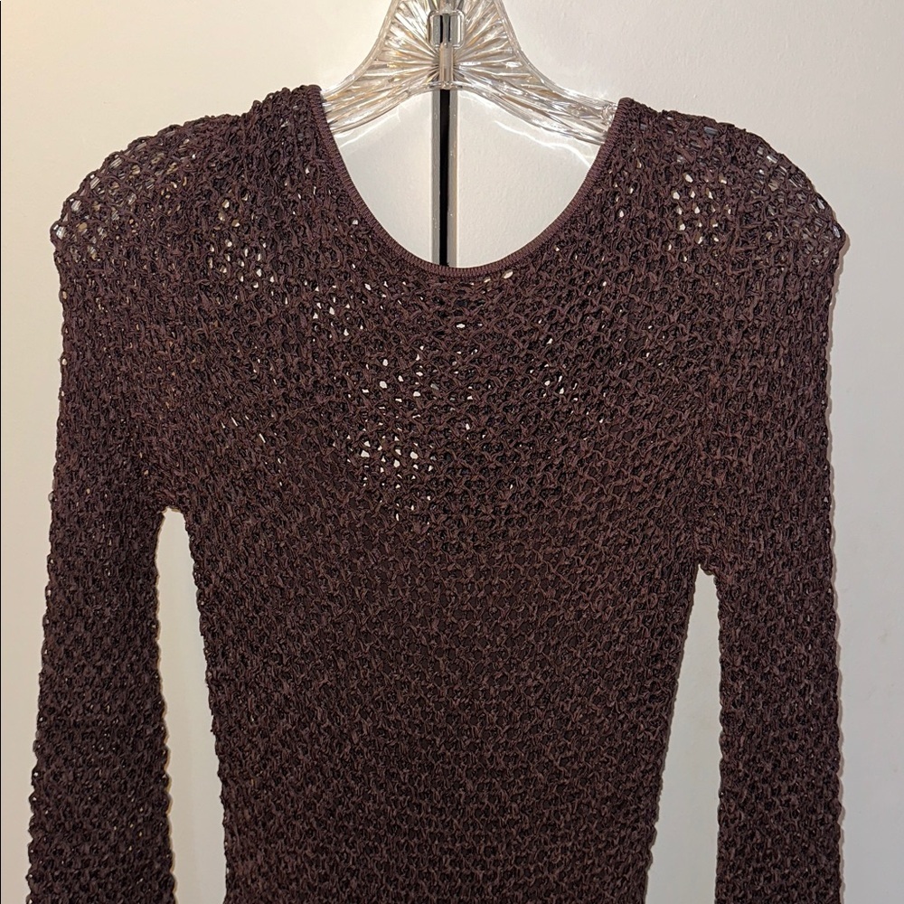 Rag & Bone Ellie Knit Brown Mini Dress. NWT